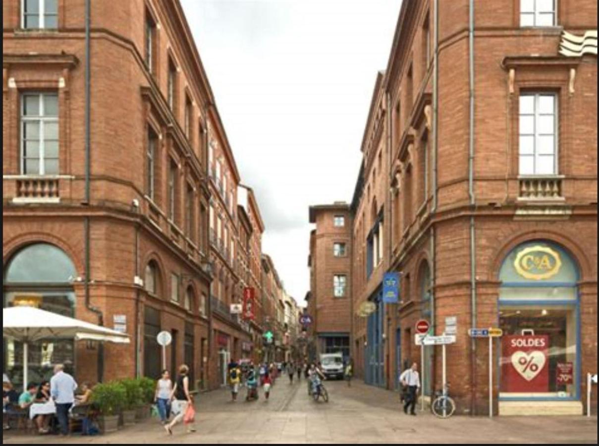 Appartement Toulouse plein centre-jusqu'à 4 personnes-Parking et Petit déjeuner inclus Exterior foto